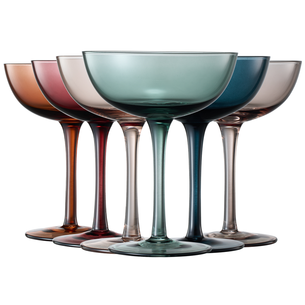 Cocktail & Champagne Coupe Glasses Coupe Cocktail Glasses 7 oz | Set of 6-0