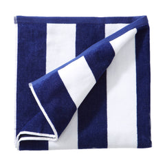 Cotton Velour Cabana Stripe Beach Towel - Novia Collection (Shipping fees may apply)