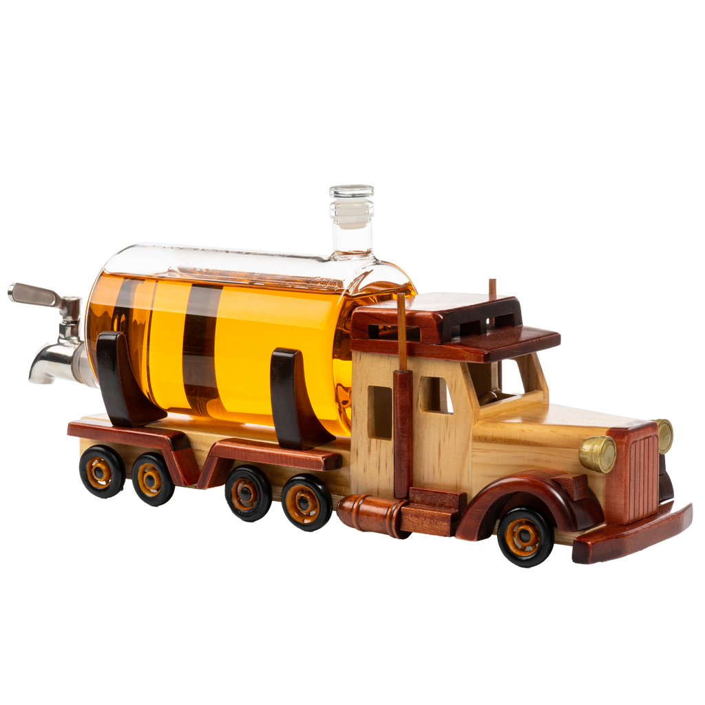 Truck Wine & Whiskey Decanter, 1000ml 18"L-0