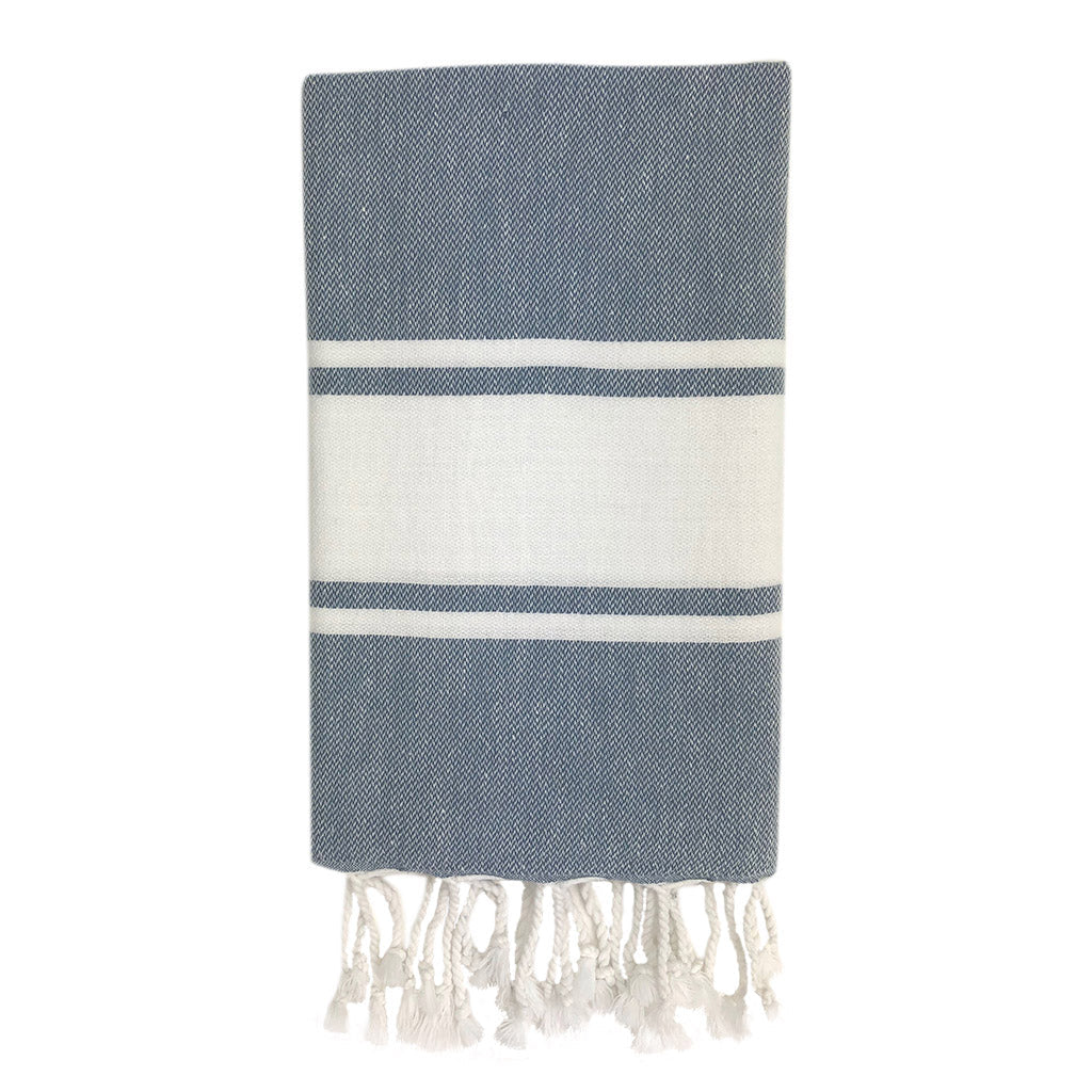 Essential Stripe Turkish Hand Towel-0