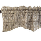 DaDa Bedding Moroccan Paisley Filigree Floral Window Curtain Valance - 18" x 52" (JHW-885)-1