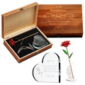 Anniversary, Birthday & Everyday 24K Gold Rose Love Box-0