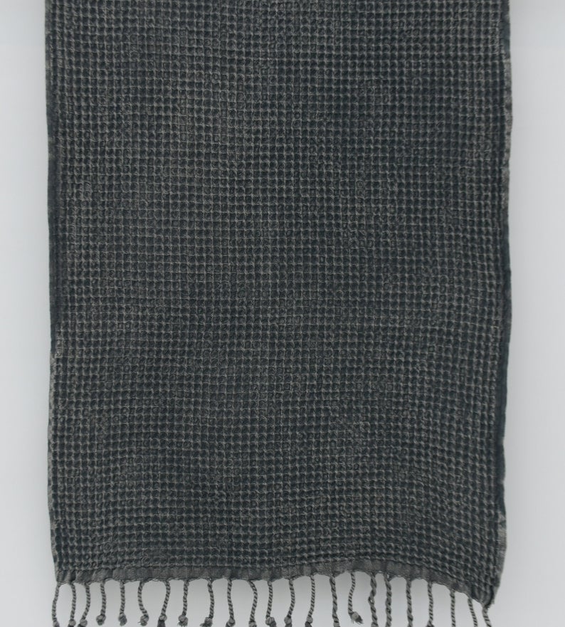 WAFFLE STONE WASHED HAND TOWEL