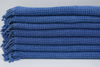 WAFFLE NAVY TURKISH TOWEL-4