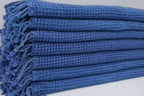 WAFFLE NAVY TURKISH TOWEL-3
