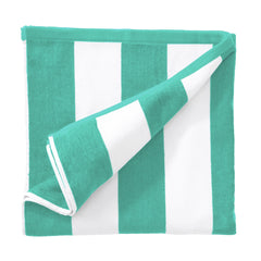 Cotton Velour Cabana Stripe Beach Towel - Novia Collection (Shipping fees may apply)