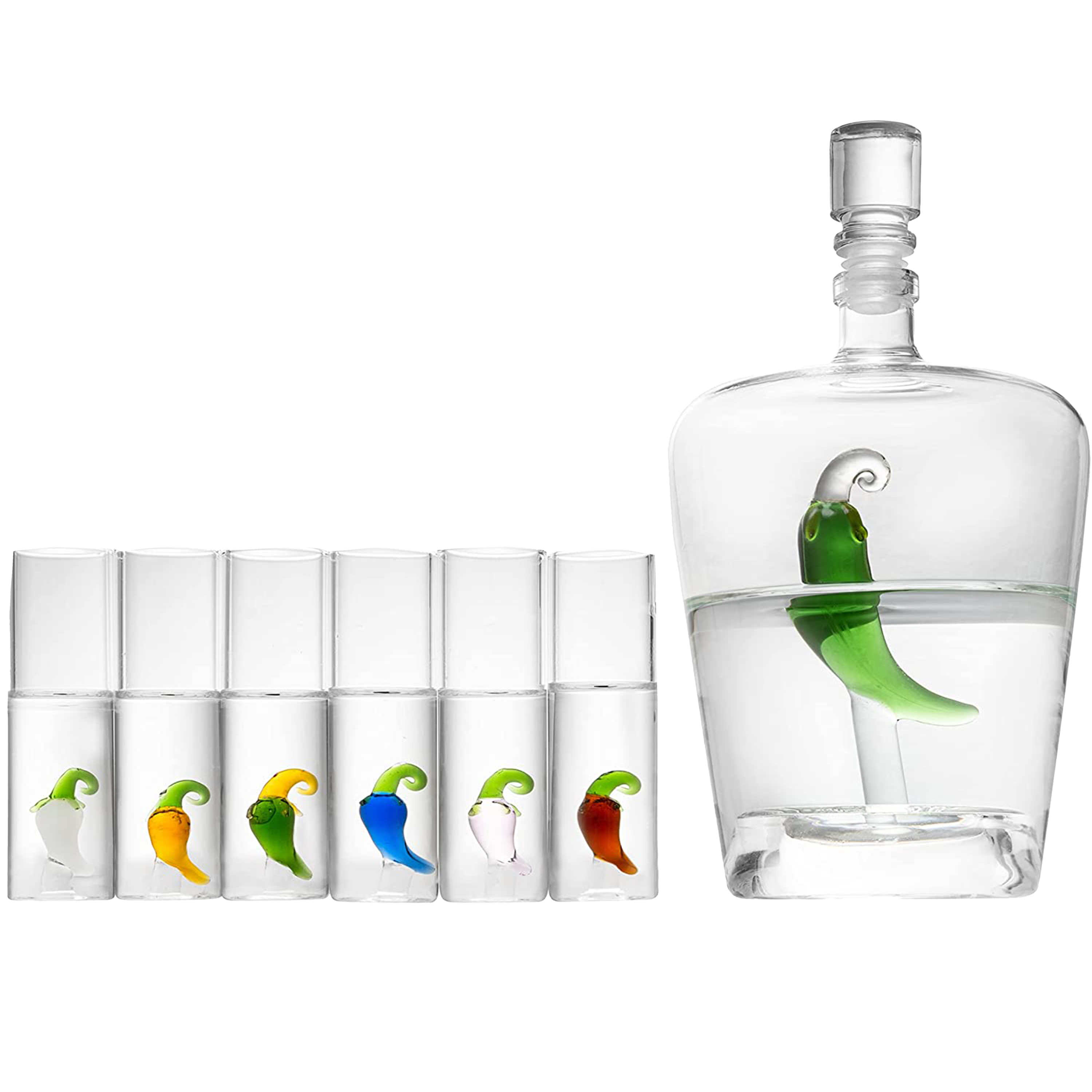 Tequila Decanter Set with Pepper Decanter (Pepper)-0