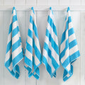 Cotton Velour Cabana Stripe Beach Towel - Novia Collection (Shipping fees may apply)
